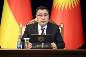 Президент Садыр Жапаров: Кыргызстан "жашыл" суутекти өндүрүү жана пайдалануу жаатында Германия менен өз ара аракеттенүүнү өнүктүрүүгө кызыкдар